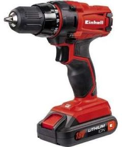 Einhell cordless drill TC-CD 18-2 Li, 18 Volt (red / black, Li-ion battery pack 1.5Ah)