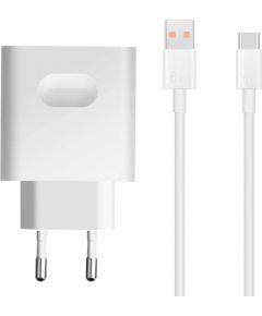 Charger Huawei 66W 6A USB-A HW-110600E02 + USB-C cable white