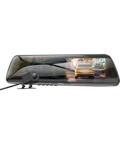 Card DVR Hoco DV4 Dual Channel Rearview Mirror Driving Recorder