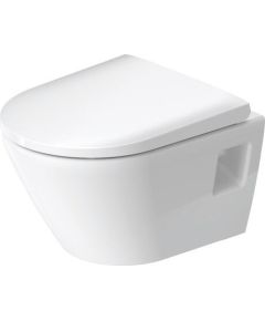 Duravit pods ar vāku D-Neo Compact Rilmless 370 x 540 mm, stiprināms pie sienas , balts