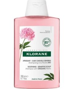 KLORANE_Soothing Shampoo łagodny szampon do włosów z piwonią 200ml