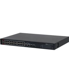 Dahua PoE switch 100Mbps 24portu+2G uplink S4101-24ET2GF-360-C