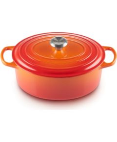 Le Creuset Кастрюля чугунная овальная 27см/4,1л оранжевый