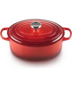 Le Creuset Кастрюля чугунная овальная 27см/4,1л красная