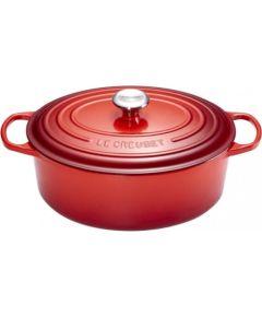 Le Creuset Чугунная кастрюля овальная 31 см / 6,3 л красная