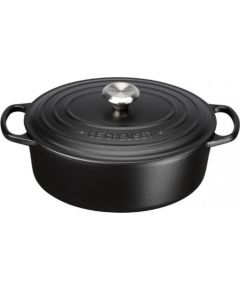 Le Creuset Чугунная кастрюля овальная 31 см / 6,3 л матовая черная