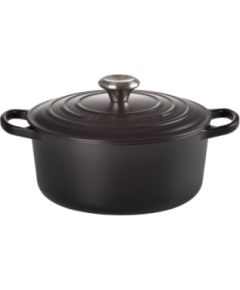 Le Creuset Čuguna katls apaļš Ø24cm / 4,2L matēts melns