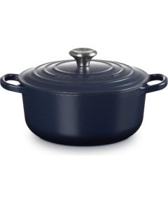 Le Creuset Чугунный горшок круглый Ø20см / 2,4л темно-синий