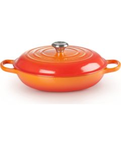 Le Creuset Чугунная неглубокая кастрюля 30 см / 3,5 л оранжевая