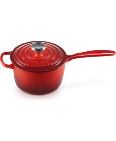 Le Creuset Čuguna mērces katliņš Ø16cm / 1,5L sarkans