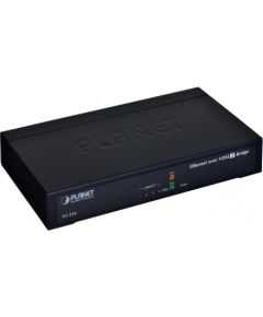 Planet VC-234 network switch Managed Fast Ethernet (10/100) Black 1U