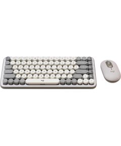 LOGITECH POP ICON COMBO - OFF WHITE - US INT'L - BT  - INTNL-973