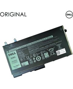 Notebook Battery DELL R8D7N, 4255mAh, Original