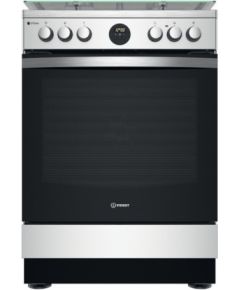 Gas stove with electric oven Indesit IS67G8CHXE1