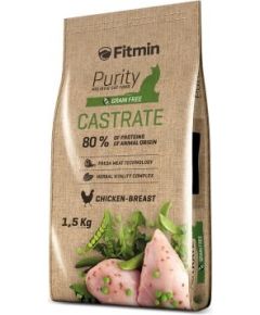 FITMIN Purity Castrate cats dry food 1.5 kg Adult