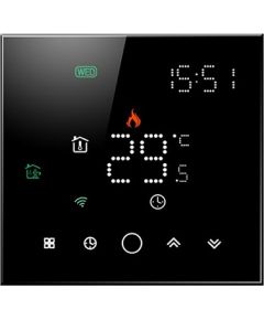 Hismart TUYA Programmable Thermostat WiFi, black