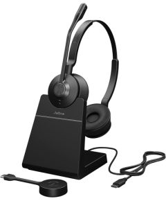 Jabra Engage 55 MS, headset (black, base station, USB-C, stereo)