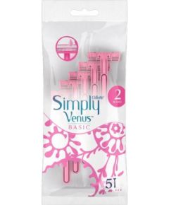 Gillette GILLETTE_Simply Venus 2 Basic jednorazowe maszynki do golenia dla kobiet 5szt