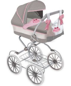 BAMBOLINA doll pram classic with handbag, BD1606