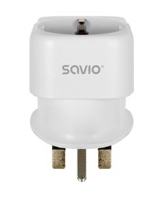 Strāvas adapteris SAVIO Travel adapter EU socket – UK plug