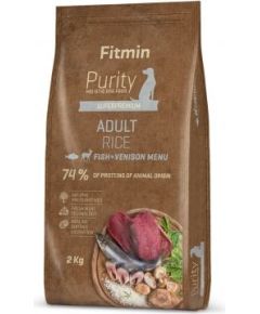 FITMIN Purity Rice Adult Fish&Venison 2 kg