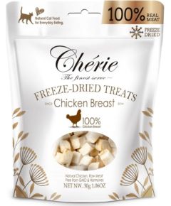 CHERIE Freeze-dried chicken fillet pieces - cat treats - 30g