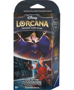 Ravensburger Disney Lorcana Rise of the Floodborn: Amber & Sapphire Starter Deck