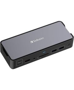 USB centrmezgls Verbatim USB-C Pro Docking Station 15 in 1