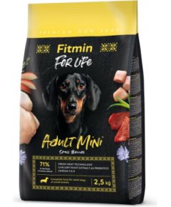 FITMIN Dog For Life Adult Mini - Karma sucha dla psów - 2,5kg