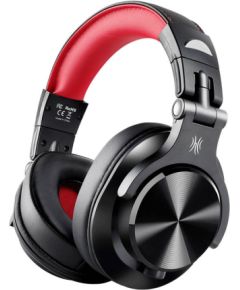 Oneodio A71 Wired Headphones (Black and Red)