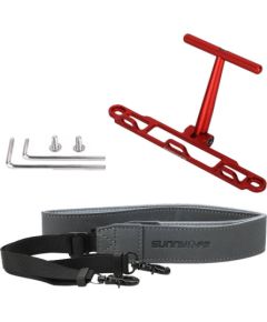 Mount with strap Sunnylife for DJI RC / RC 2 controller (red) ZJ764-R