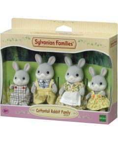 SYLVANIAN FAMILIES Семья Kроликов Xлопкохвостикoв