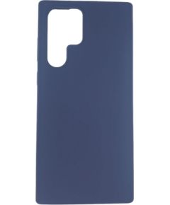 Evelatus Samsung  Galaxy S22 Ultra Premium Soft Touch Silicone Case Navy Blue