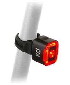 Author Rear Light Cubus/Brake USB CobLed 70 lm Alloy  (black/red-lens)