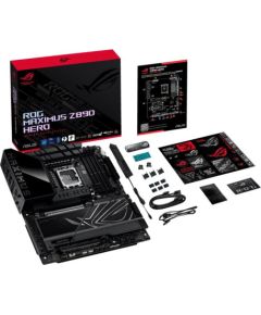 Mainboard ASUS Intel Z890 LGA1851 ATX Memory DDR5 Memory slots 4 1xPCI-Express 4.0 1x 1xPCI-Express 4.0 16x 1xPCI-Express 5.0 16x 6xM.2 1xHDMI 1xAudio-In 1xAudio-Out 4xUSB 3.0 4xUSB 3.1 1xUSB-C 2xUSB-C w/Thunderbolt 1xOptical S/PDIF 2xRJ45 ROGMAXIMUSZ890H