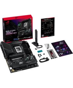 Mainboard ASUS Intel Z890 LGA1851 ATX Memory DDR5 Memory slots 4 1xPCI-Express 4.0 16x 1xPCI-Express 5.0 16x 5xM.2 1xHDMI 1xDisplayPort 1xAudio-In 1xAudio-Out 2xUSB 2.0 4xUSB 3.0 4xUSB 3.1 2xUSB-C 2xUSB-C w/Thunderbolt 1xOptical S/PDIF 1xRJ45 ROGSTRIXZ890