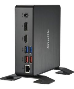 Komputer Shuttle Shuttle NC40U3 komputer typu barebone 0.84L sized PC Czarny i3-1215U Intel SoC