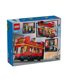 LEGO Sarkans divstāvu ekskursiju autobuss (60407)