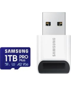 MicroSD Card   1TB Samsung SDXC PRO Plus (2024) Reader retail