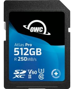 OWC 512GB Atlas Pro SDXC UHS-II V60 Media Card