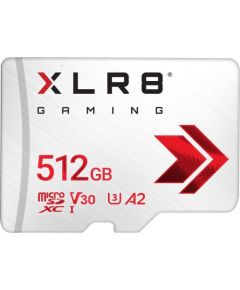 Pny Technologies PNY XLR8 Gaming MicroSDXC 512 GB Class 10 UHS-I/U3 A2 V30 (P-SDU512V32100XR-GE)