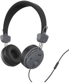 Hama 00184145 Fun On-ear Headphones, Black