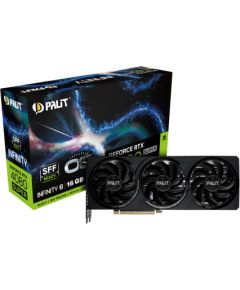 Graphics Card PALIT NVIDIA GeForce RTX 4080 SUPER 16 GB GDDR6X 256 bit PCIE 4.0 16x GPU 2295 MHz Two and Half Slot Fansink 1xHDMI 3xDisplayPort NED408SS19T2-1032S