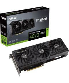 Graphics Card ASUS NVIDIA GeForce RTX 4070 SUPER 16 GB GDDR6X 256 bit Triple slot Fansink 1xHDMI 3xDisplayPort PRIME-RTX4070TIS-O16G