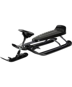 STIGA Snowracer King Size GT Sled for Adults Grey/Black Stūrējamas ragavas