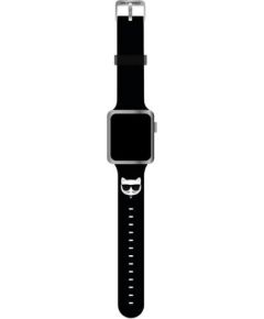 Karl Lagerfeld Choupette Head siksniņa pulkstenim Apple Watch 38mm | 40mm | 41mm melna