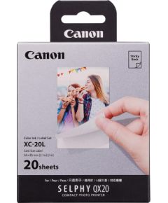 Canon photo paper + ink cartridge XC-20L 54x85mm 20 sheets