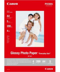 Canon photo paper GP-501 A4 Glossy 200g 5 sheets