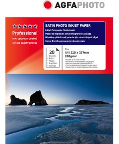 AgfaPhoto fotopapīrs A4 Professional Satin 260g 20 lapas