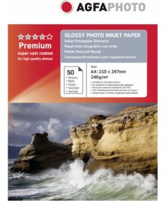 Agfaphoto fotopapīrs A4 Premium Glossy 240g 50 lapas (AP24050A4N)